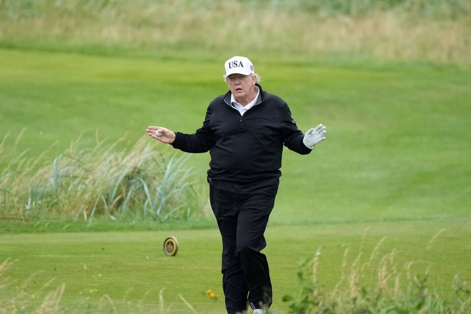 US-Präsident Trump besucht Schottland US-Präsident Trump besucht Schottland