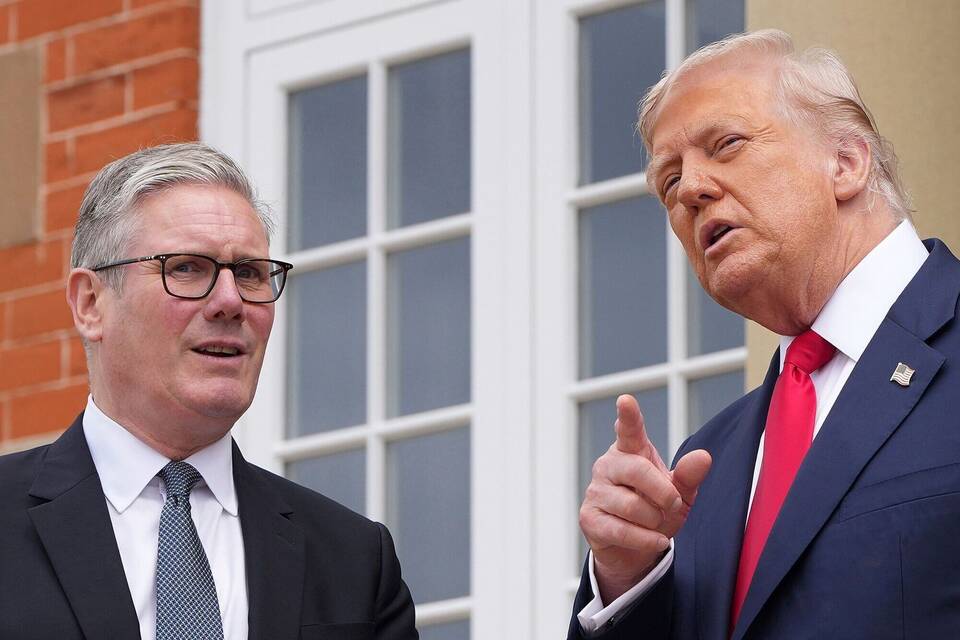 US-Präsident Trump in Schottland