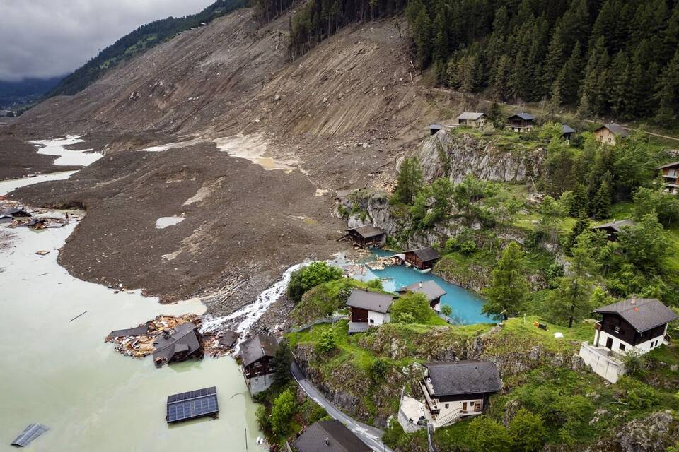 Bergsturz im Wallis Bergsturz im Wallis