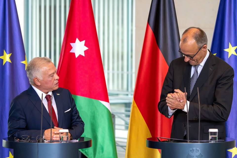 Jordanischer König Abdullah trifft Bundeskanzler Merz