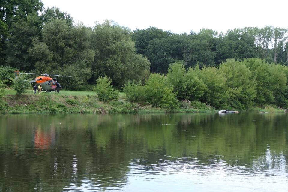 Hubschrauber in Sachsen abgestürzt Hubschrauber in Sachsen abgestürzt