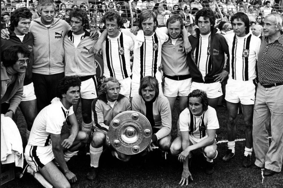 Mannschaftsfoto Borussia Mönchegladbach 1975