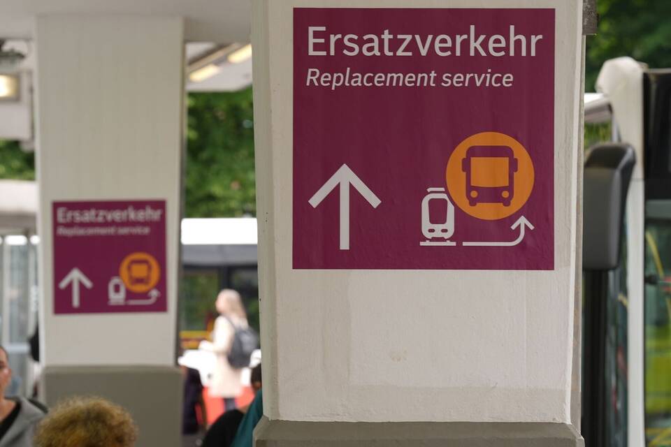 Bus-Umsteigepunkt in Hamburg wegen Generalsanierung