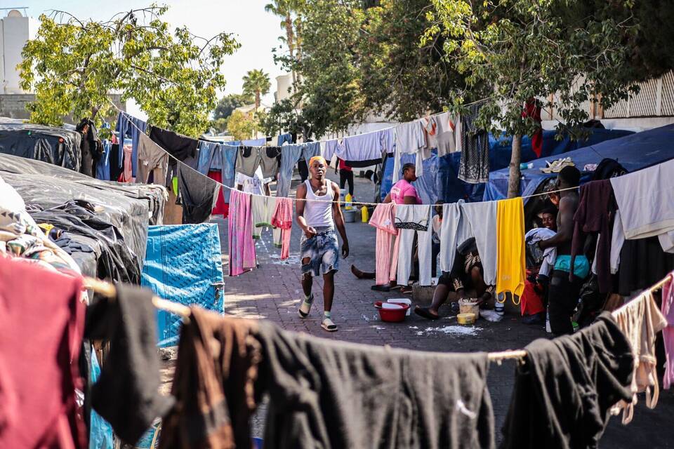 Leben in einem Flüchtlingslager in Tunesien Leben in einem Flüchtlingslager in Tunesien