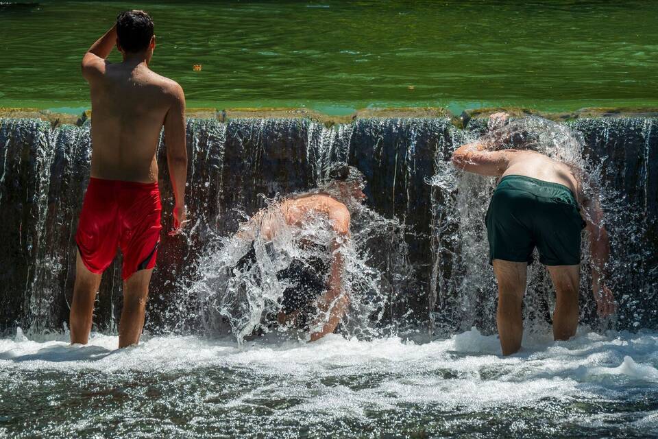 Hitze in Deutschland – München