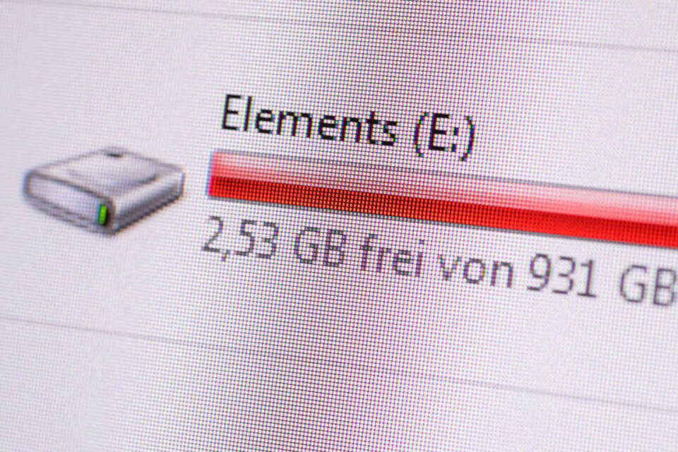 Festplatte voll: Wenn die Daten umziehen müssen Festplatte voll: Wenn die Daten umziehen müssen