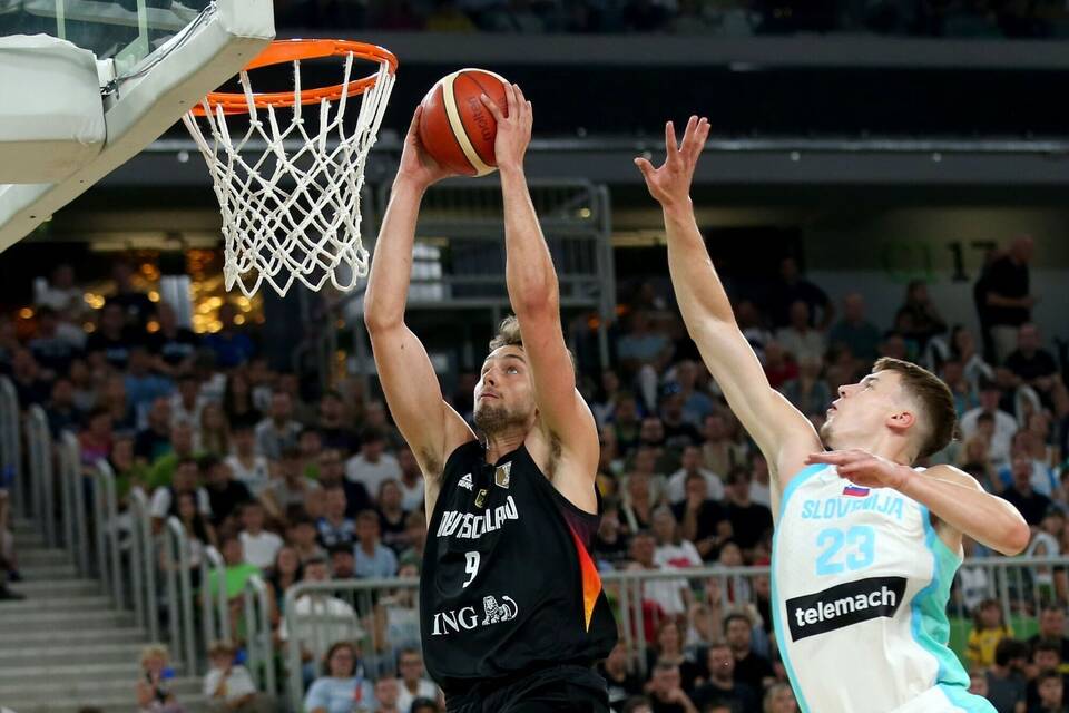 Basketball: Slowenien - Deutschland Basketball: Slowenien - Deutschland