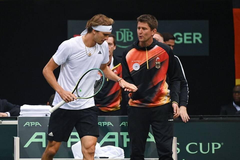 Alexander Zverev und Michael Kohlmann