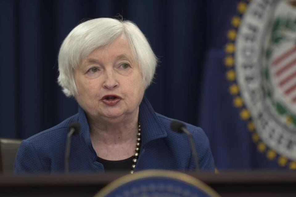Federal-Reserve-Präsidentin Janet Yellen Federal-Reserve-Präsidentin Janet Yellen