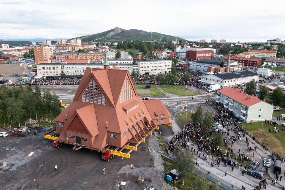 Eine schwedische Stadt zieht um