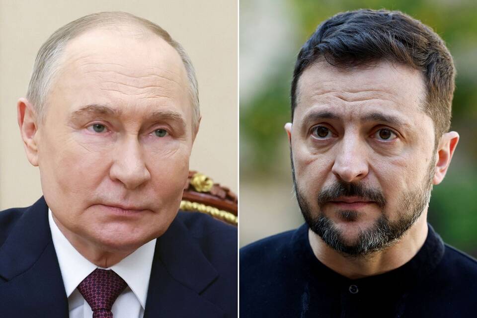 Wladimir Putin und Wolodymyr Selenskyj Wladimir Putin und Wolodymyr Selenskyj