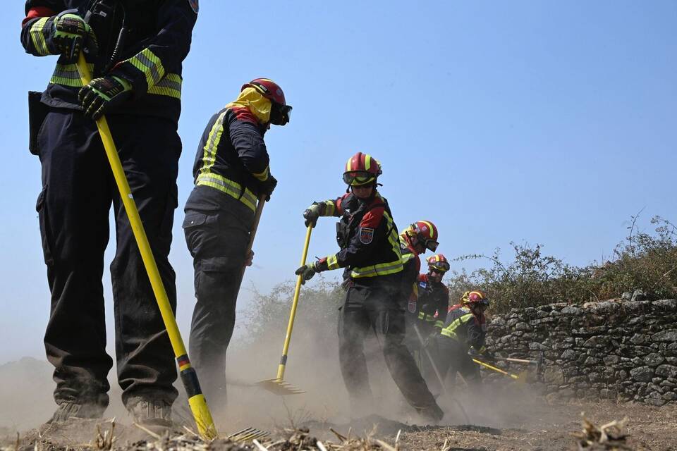 Waldbrände in Spanien - Deutsche Feuerwehrleute im Einsatz Waldbrände in Spanien - Deutsche Feuerwehrleute im Einsatz