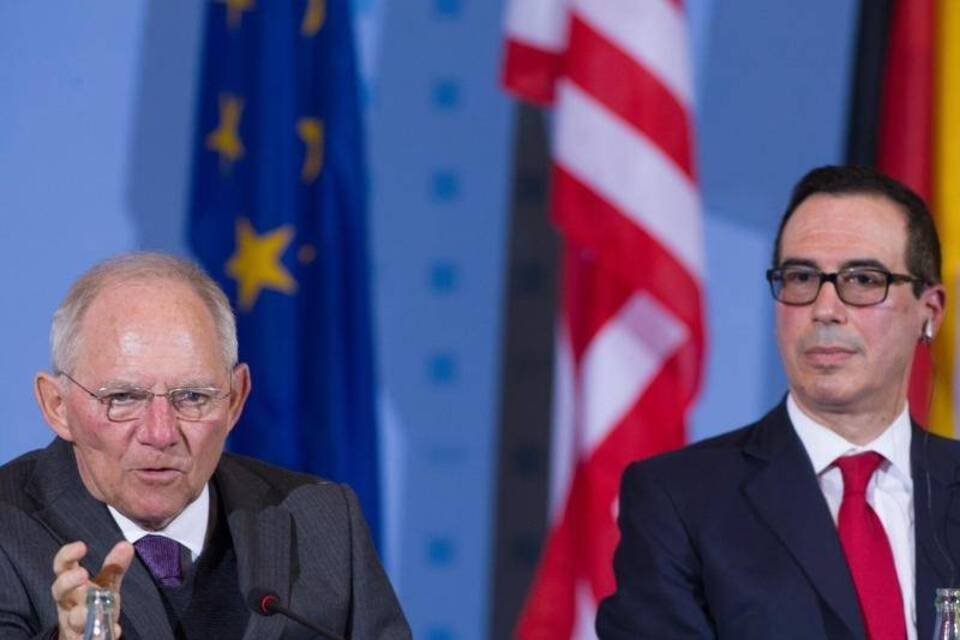 Pk Schäuble und Mnuchin Pk Schäuble und Mnuchin