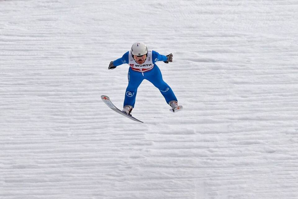 Nordische Ski-WM Oberstdorf - Paige Jones aus den USA in Aktion. Nordische Ski-WM Oberstdorf - Paige Jones aus den USA in Aktion.