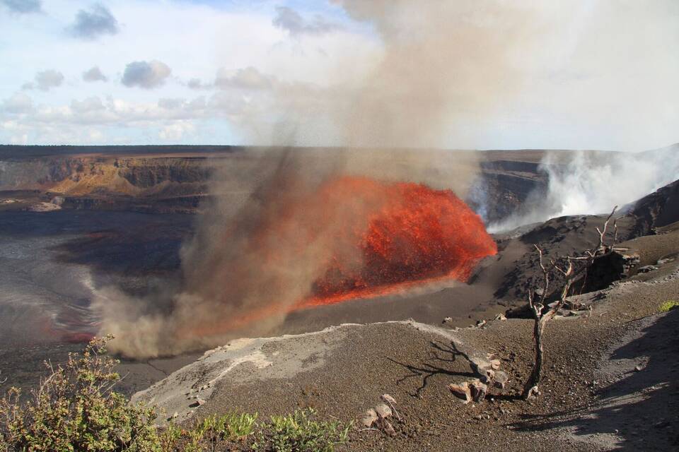 Kilauea Vulkan auf Hawaii Kilauea Vulkan auf Hawaii