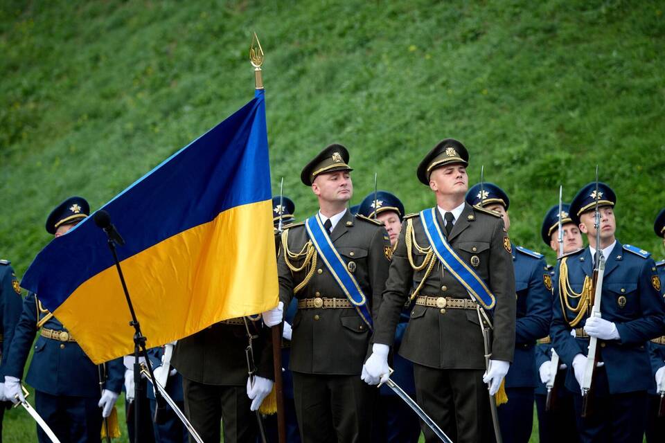 Ukraine begeht Tag der Nationalflagge Ukraine begeht Tag der Nationalflagge