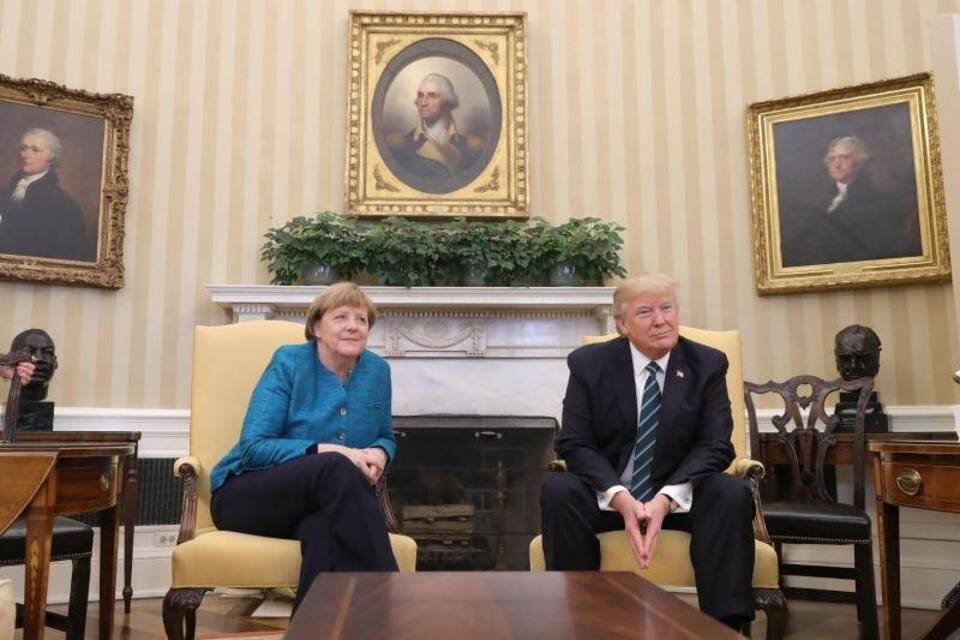 Merkel trifft Trump