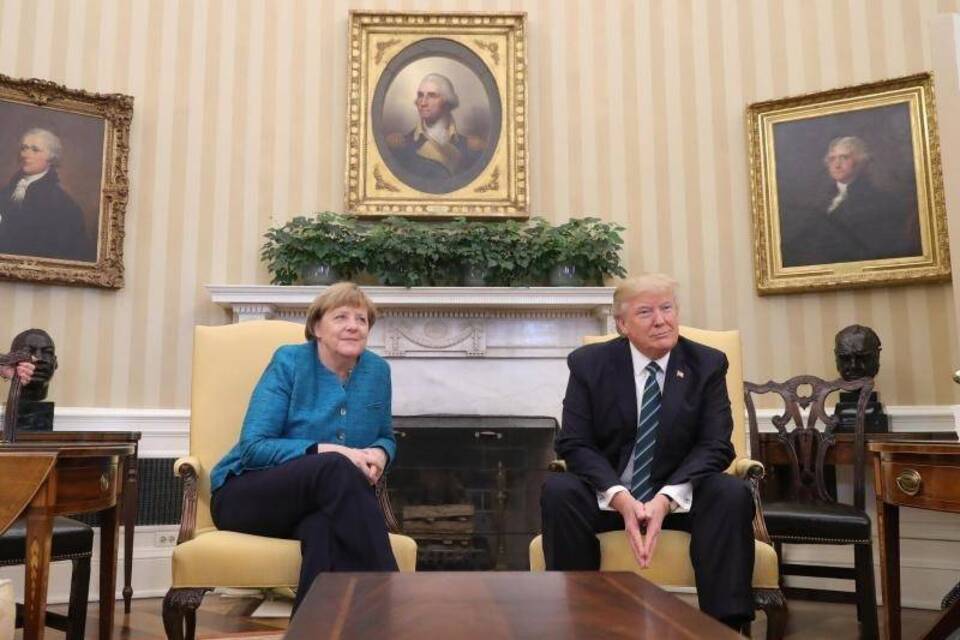 Merkel trifft Trump Merkel trifft Trump