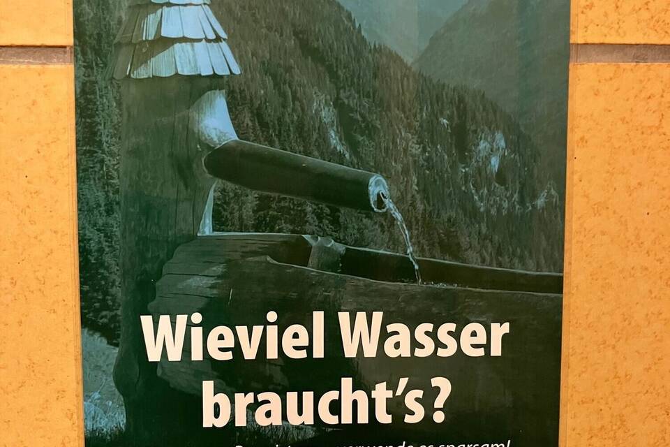Berghütte Wassermangel