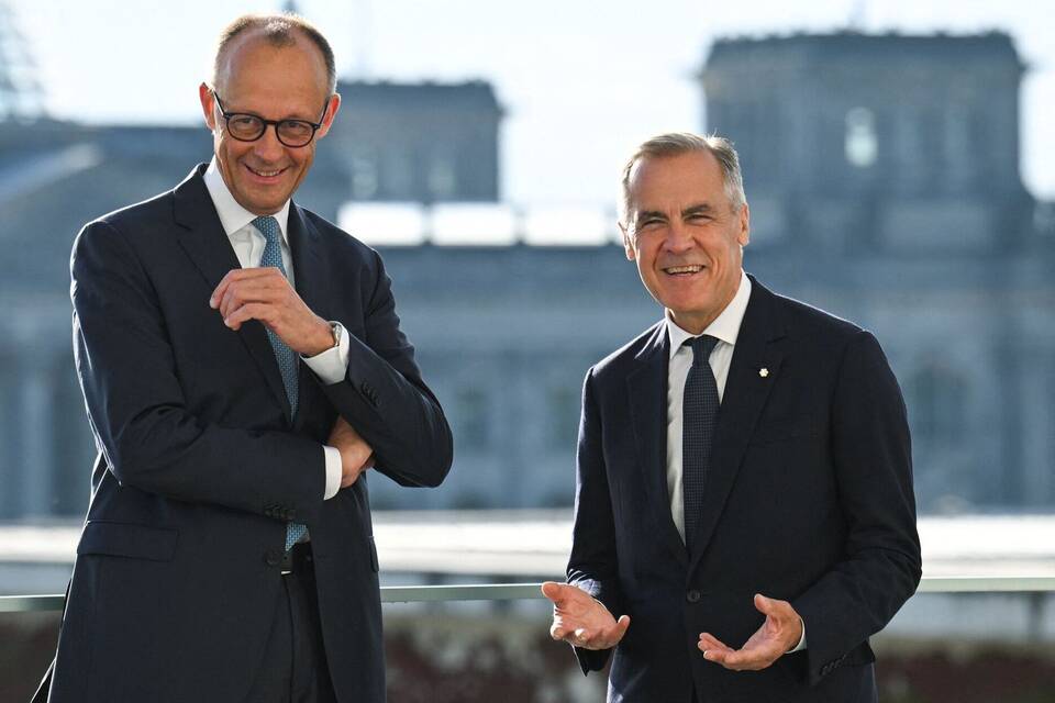 Kanzler Merz empfängt kanadischen Premierminister Carney