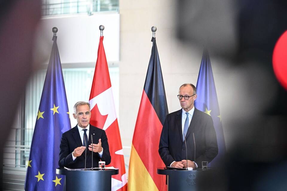 Kanzler Merz empfängt kanadischen Premierminister Carney Kanzler Merz empfängt kanadischen Premierminister Carney