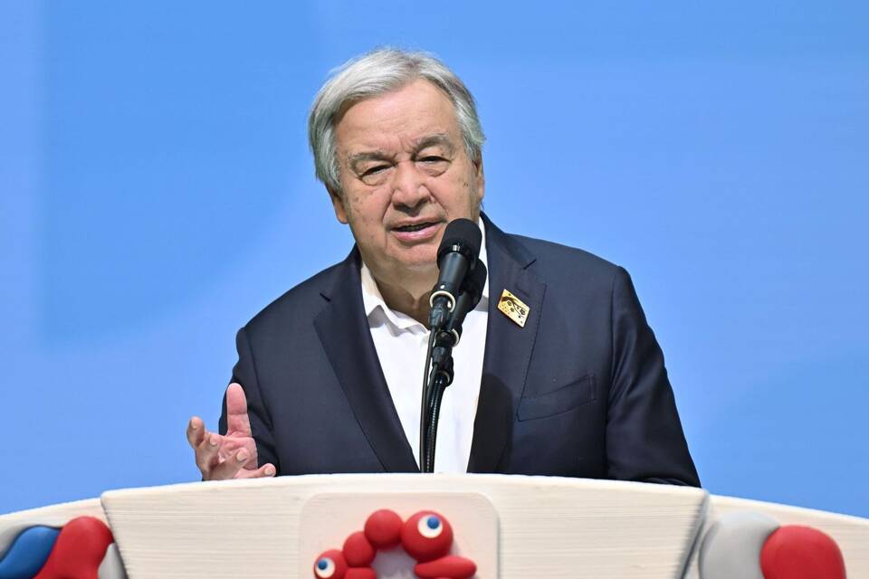 UN-Generalsekretär Antonio Guterres UN-Generalsekretär Antonio Guterres