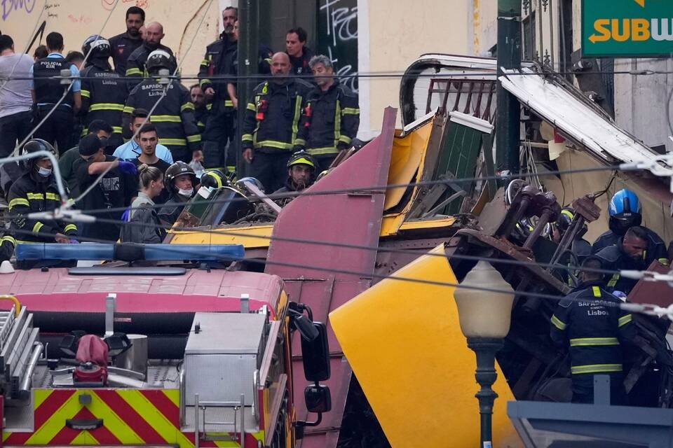 Standseilbahn-Unfall in Lissabon Standseilbahn-Unfall in Lissabon