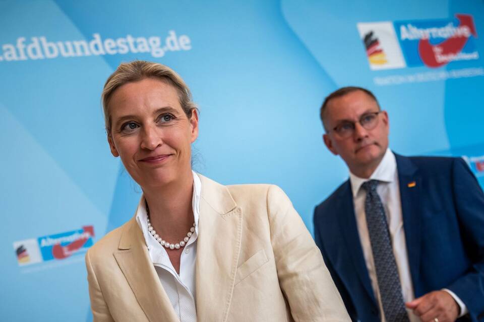 Alice Weidel und Tino Chrupalla Alice Weidel und Tino Chrupalla