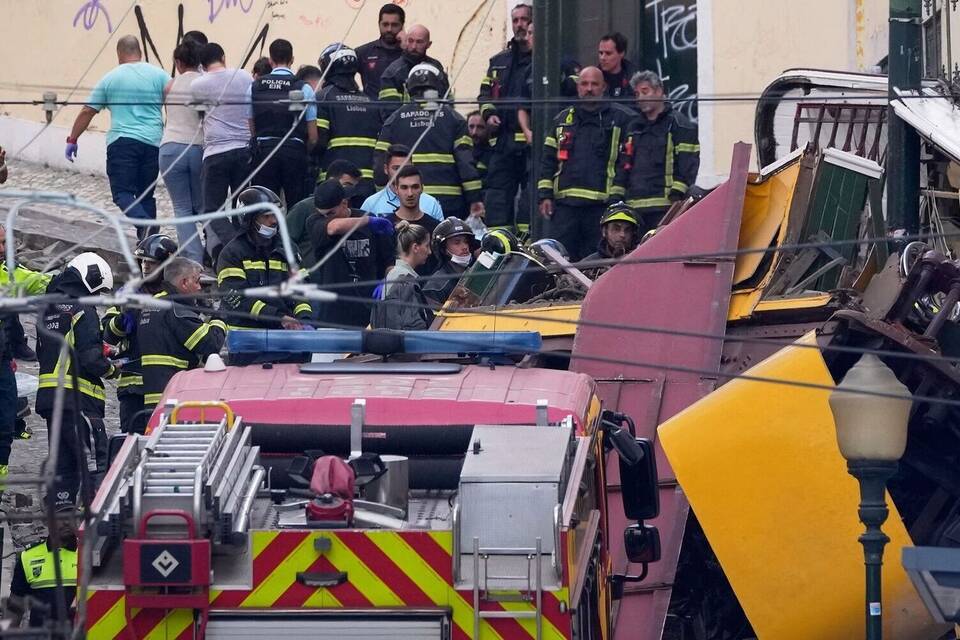 Standseilbahn-Unfall in Lissabon Standseilbahn-Unfall in Lissabon