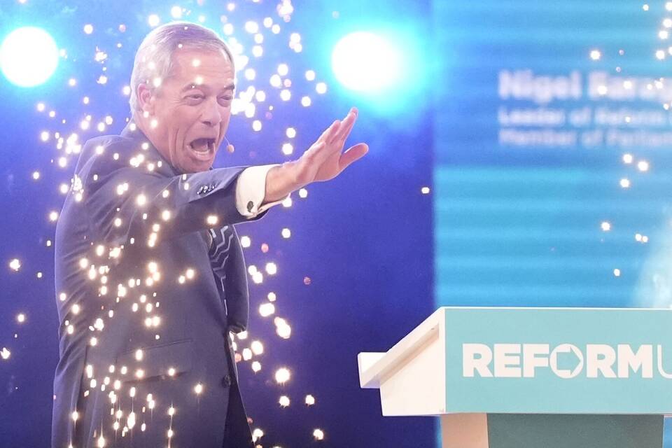 Jahreskonferenz der britischen Partei Reform UK Jahreskonferenz der britischen Partei Reform UK