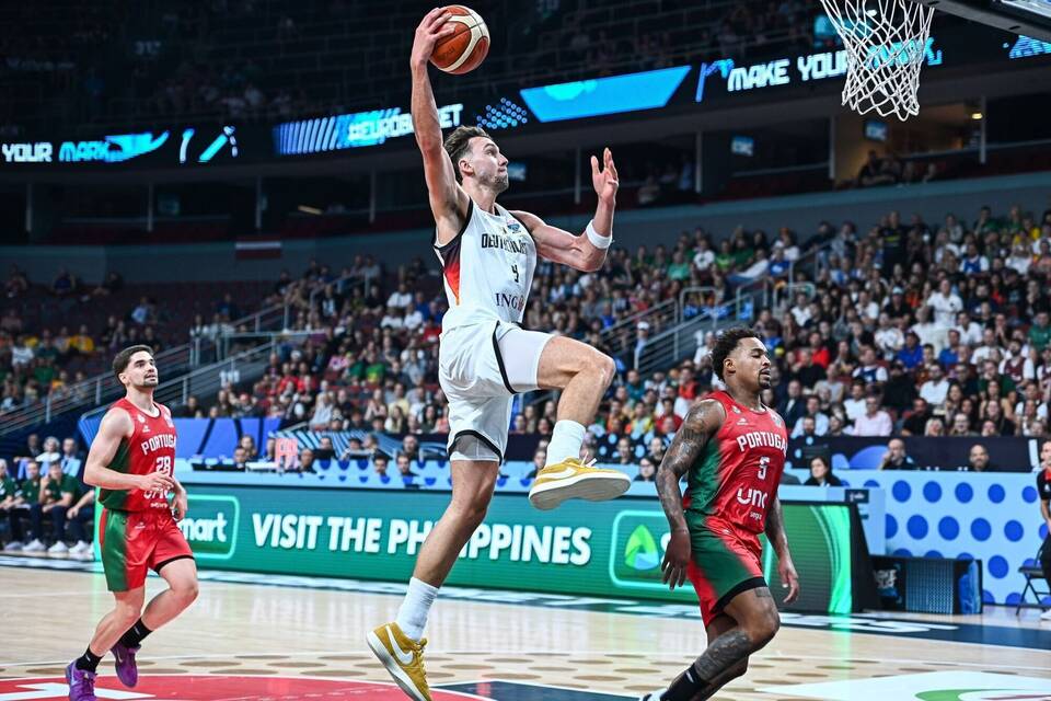 Basketball Europameisterschaft: Deutschland - Portugal