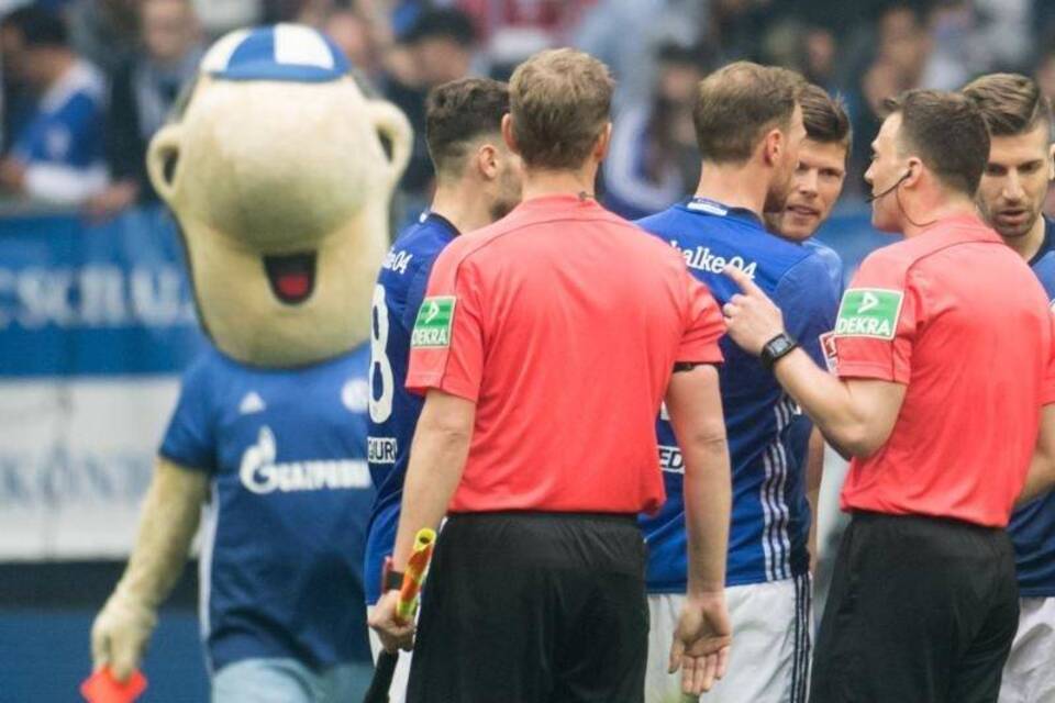 Rot für den Schiri Rot für den Schiri
