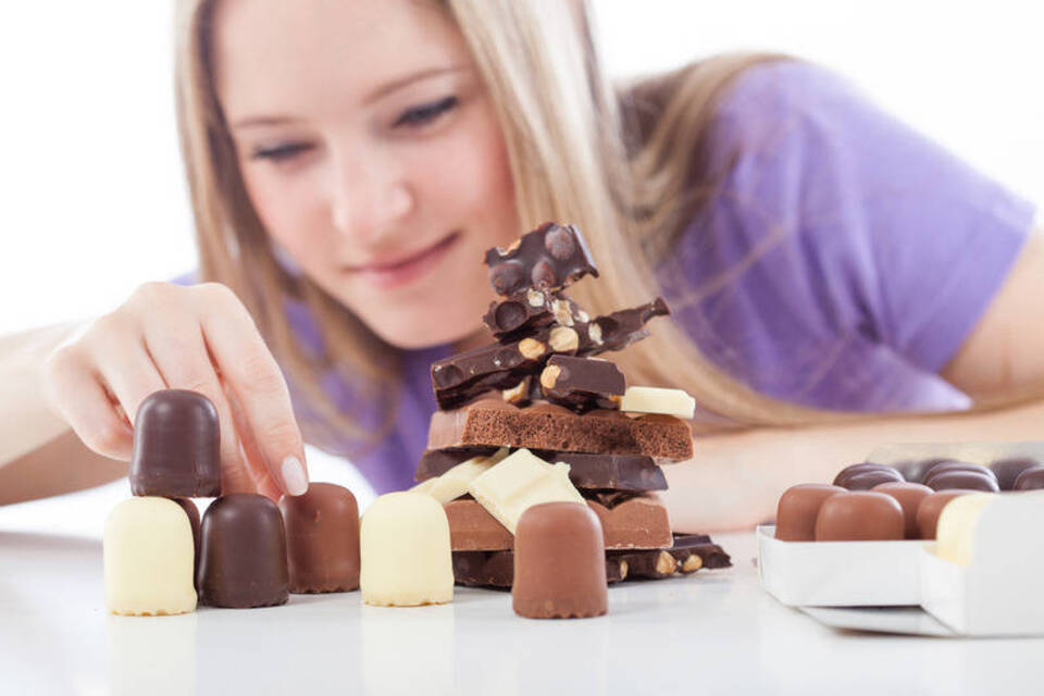 Wenn Menschen ihren Stress wegessen Wenn Menschen ihren Stress wegessen