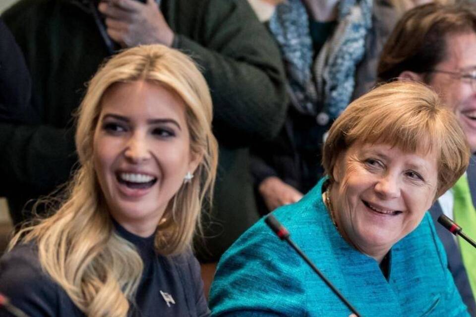 Ivanka Trump und Angela Merkel Ivanka Trump und Angela Merkel