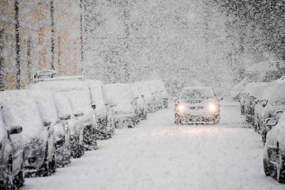 Wintereinbruch in München