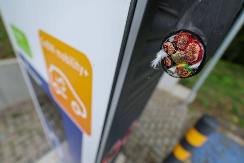 Kabeldiebstahl an Ladesäulen