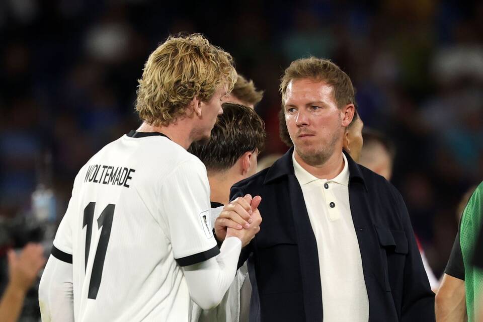 Nick Woltemade und Julian Nagelsmann Nick Woltemade und Julian Nagelsmann