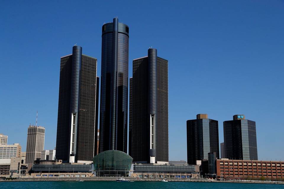 General Motors Hauptquartier in Detroit General Motors Hauptquartier in Detroit