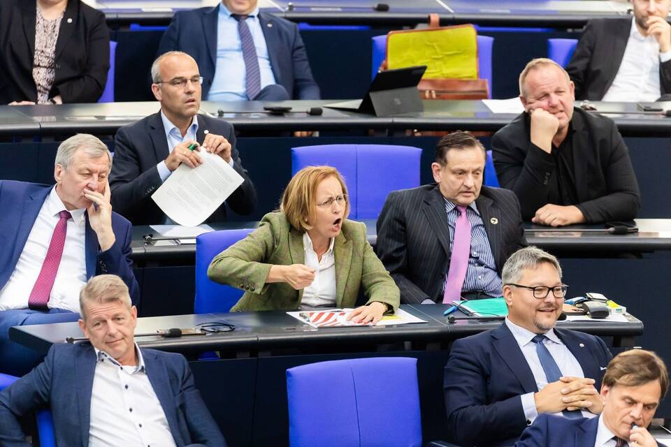 Zwischenruf der AfD-Abgeordneten Beatrix von Storch