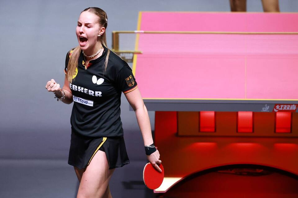 Tischtennis-Spielerin Annett Kaufmann