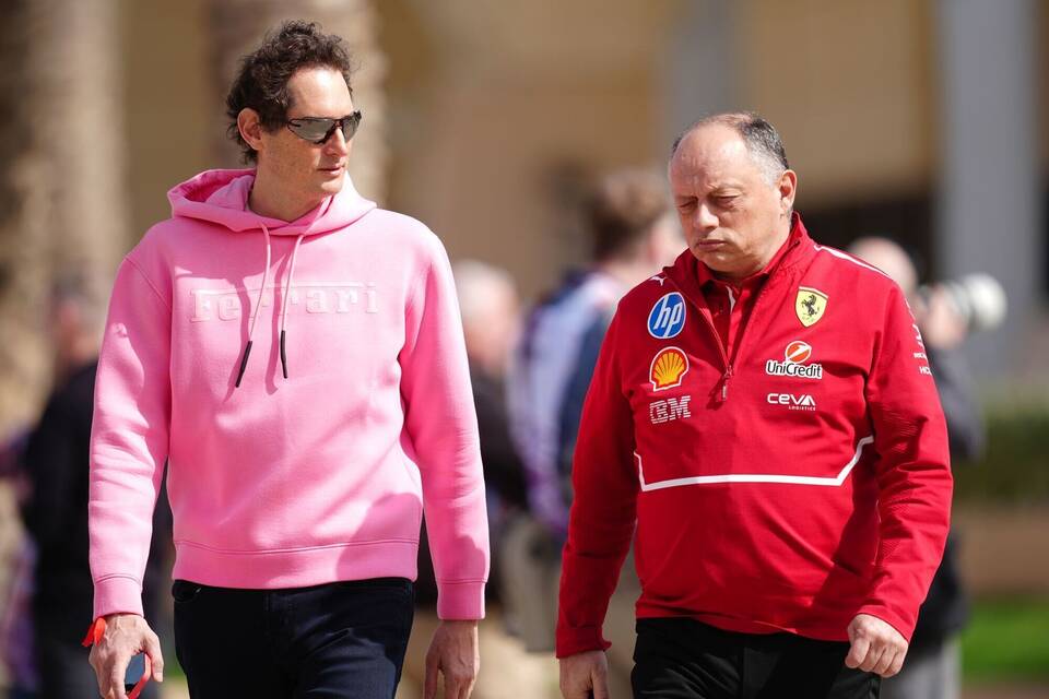 John Elkann und Fred Vasseur