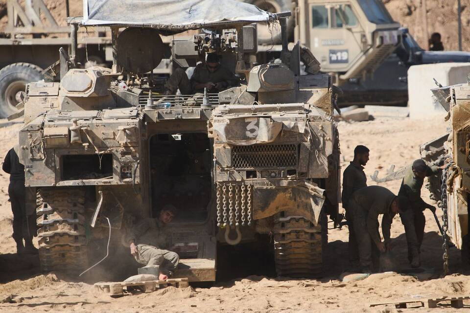Nahostkonflikt - Grenze zwischen Israel und Gaza Nahostkonflikt - Grenze zwischen Israel und Gaza