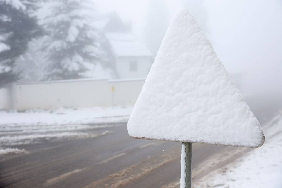 Wintereinbruch in Bosnien-Herzegowina