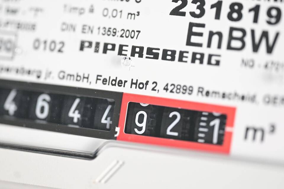 Gasheizung - Gaszähler