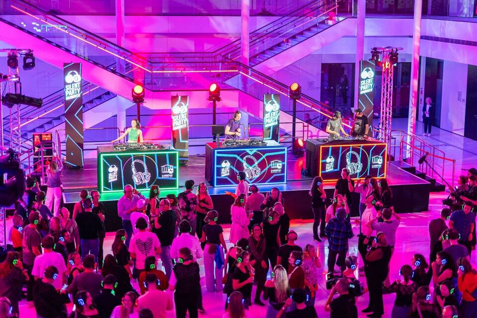 Silent Party im Niedersächsischen Landtag Silent Party im Niedersächsischen Landtag
