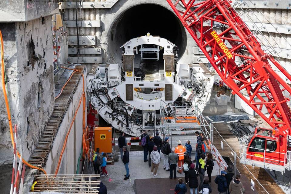 Gotthard-Straßentunnel in der Schweiz Gotthard-Straßentunnel in der Schweiz