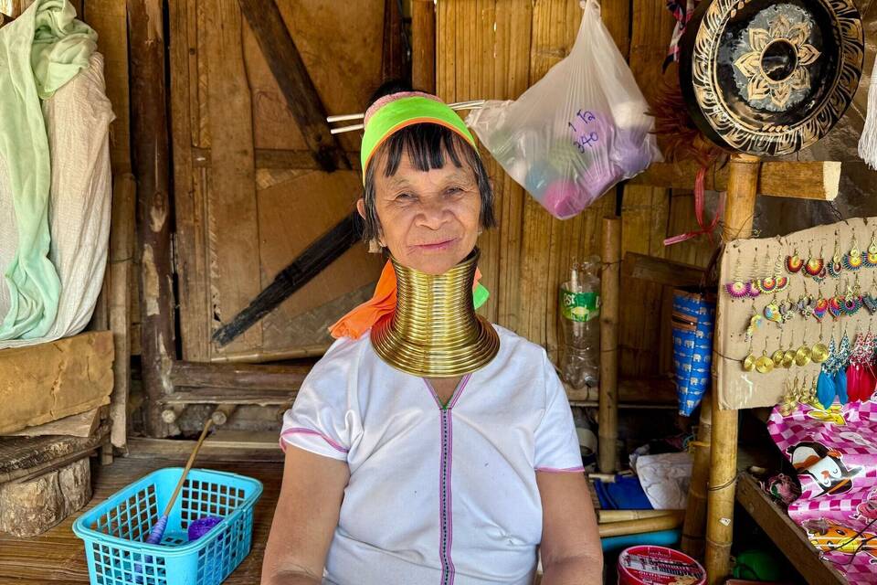 Langhalsfrauen - «Long Neck Karen» - im Norden Thailands