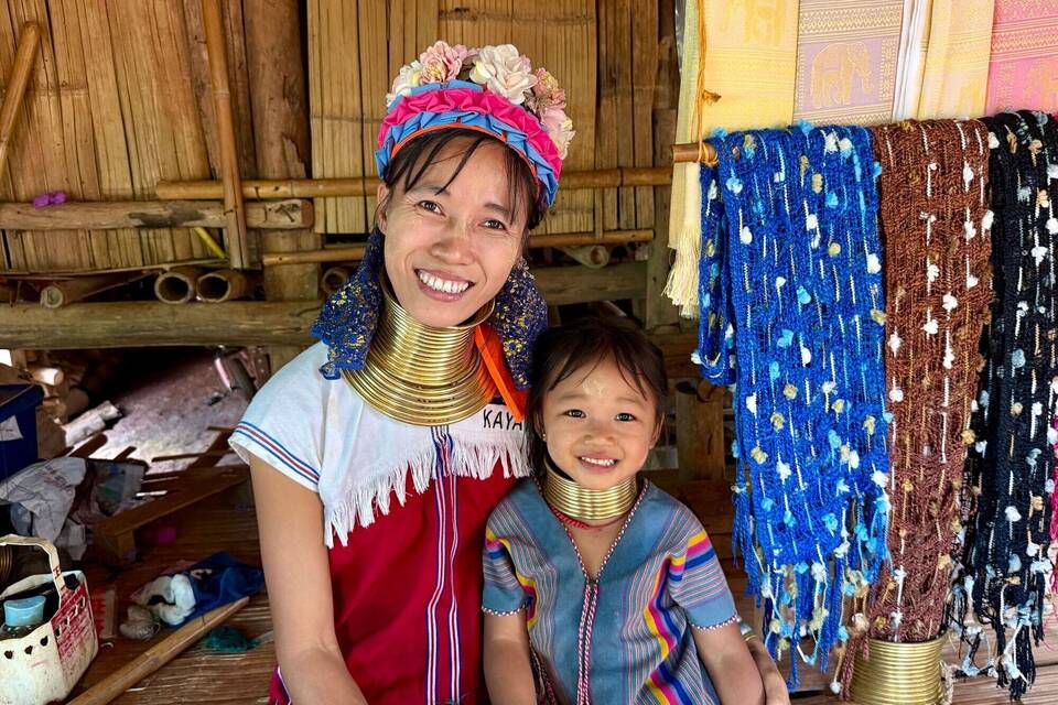 Langhalsfrauen - «Long Neck Karen» - im Norden Thailands