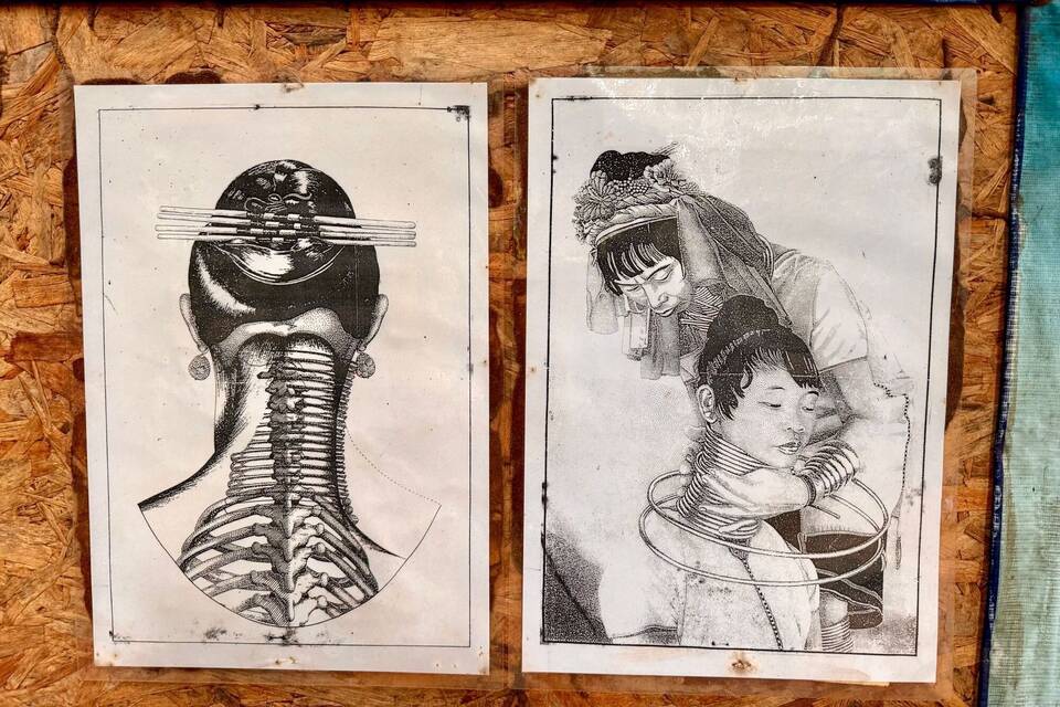 Langhalsfrauen - «Long Neck Karen» - im Norden Thailands