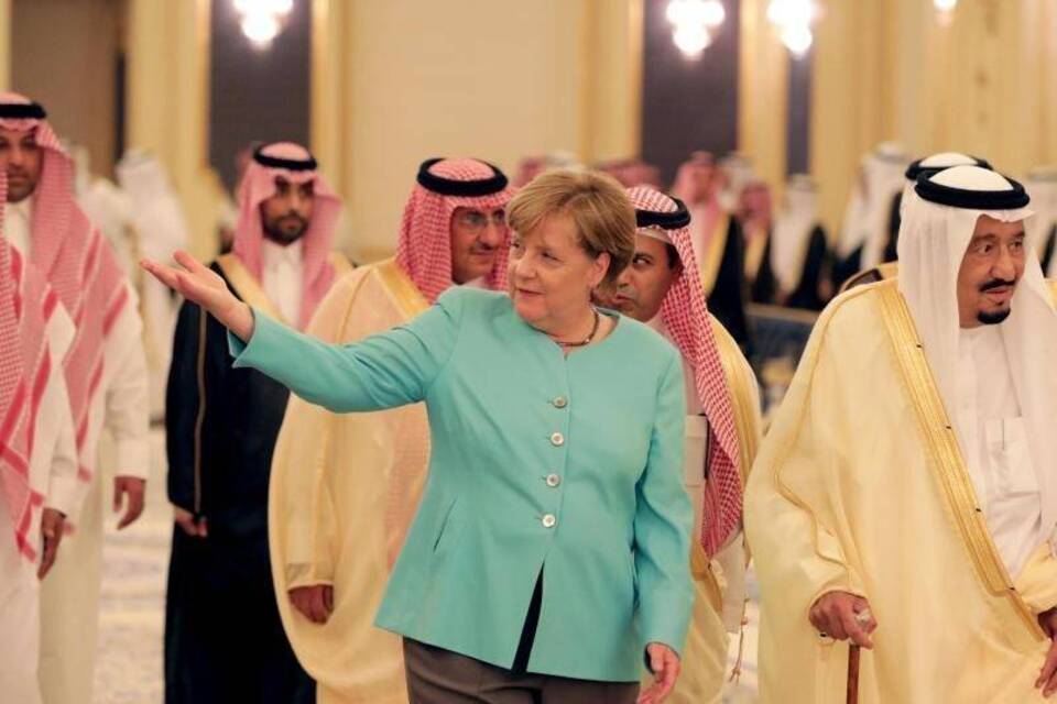 Merkel in Saudi-Arabien Merkel in Saudi-Arabien